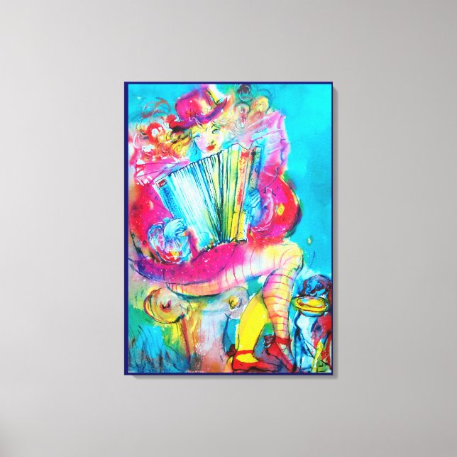 IMPRESSÃO EM TELA TOCADOR DE ACORDION NOITE (Frente)