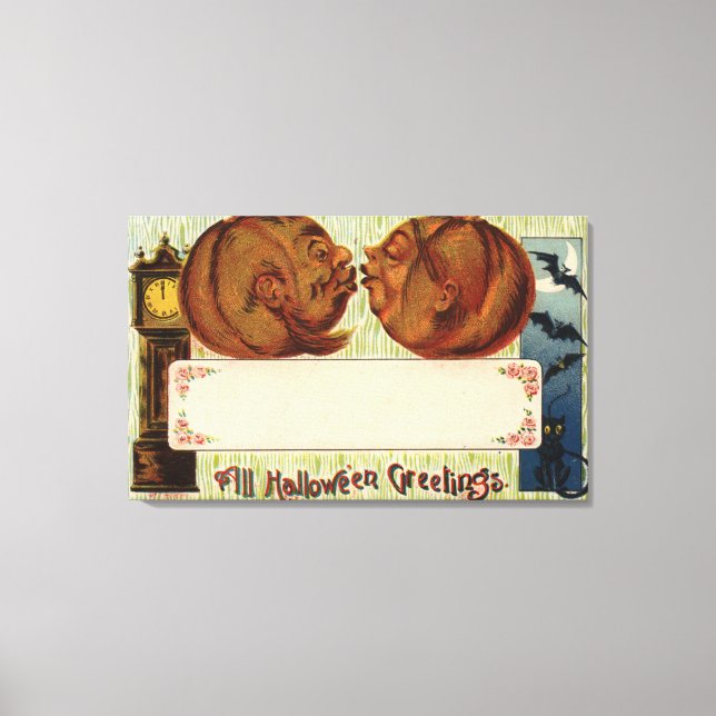 Impressão Em Tela Todas as Saudações do Dia das Bruxas (Frente)