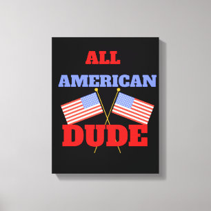 IMPRESSÃO EM TELA TODO O HOMEM AMERICANO