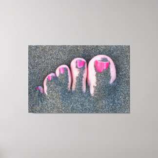 Impressão Em Tela TOES VERMELHOS 32x48