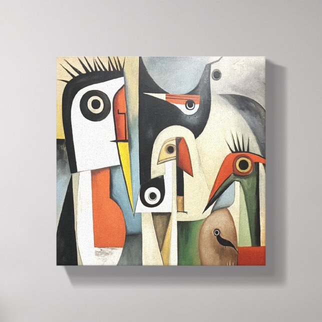 Impressão Em Tela Toile art abstrait  (Frente)