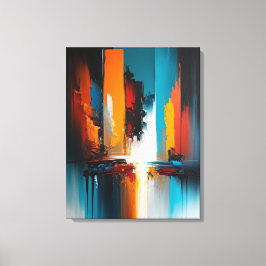 Impressão Em Tela Toile art abstrait