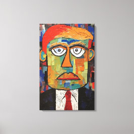 Impressão Em Tela Toile art abstrait Donald Trump