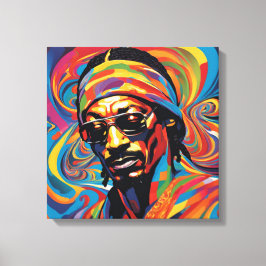Impressão Em Tela Toile art abstrait Snoop Dog