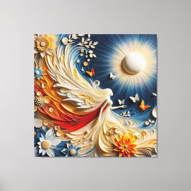 Impressão Em Tela Toile Beau temps, bonne humeur☀️ (Frente)