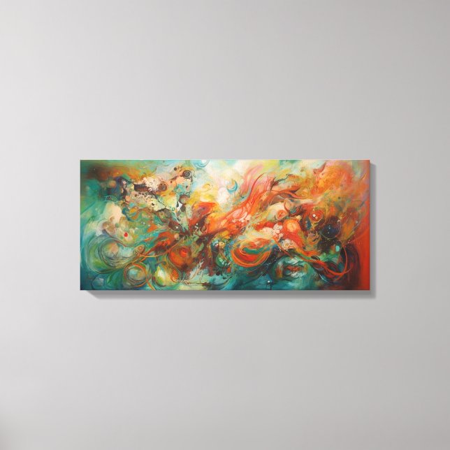Impressão Em Tela Toile d'art abstrait (Frente)