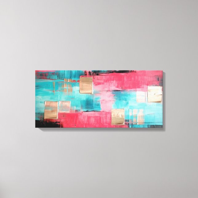 Impressão Em Tela Toile d'art abstrait (Frente)