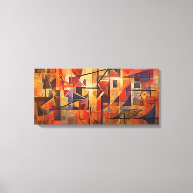 Impressão Em Tela Toile d'art abstrait (Frente)