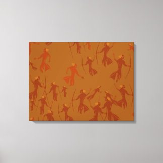 Impressão Em Tela Toile tendue Peinture rupestre tassili préhistoire