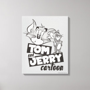 Impressão Em Tela Tom e Jerry Tom e desenhos animados de Jerry