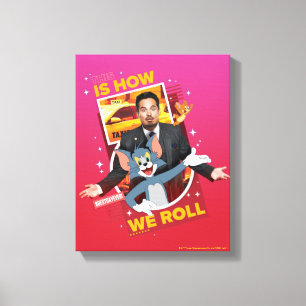 Impressão Em Tela Tom & Jerry Com O Terrance - É Assim Que Vamos