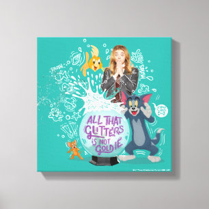 Impressão Em Tela Tom & Jerry - Tudo O Que Brilha Não É Goldie