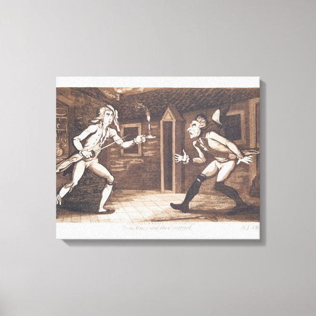 Impressão Em Tela Tom Jones e o Centro, 1799 (Frente)