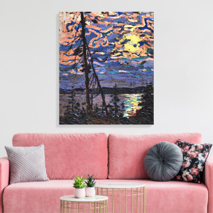 Impressão Em Tela Tom Thomson - Luar