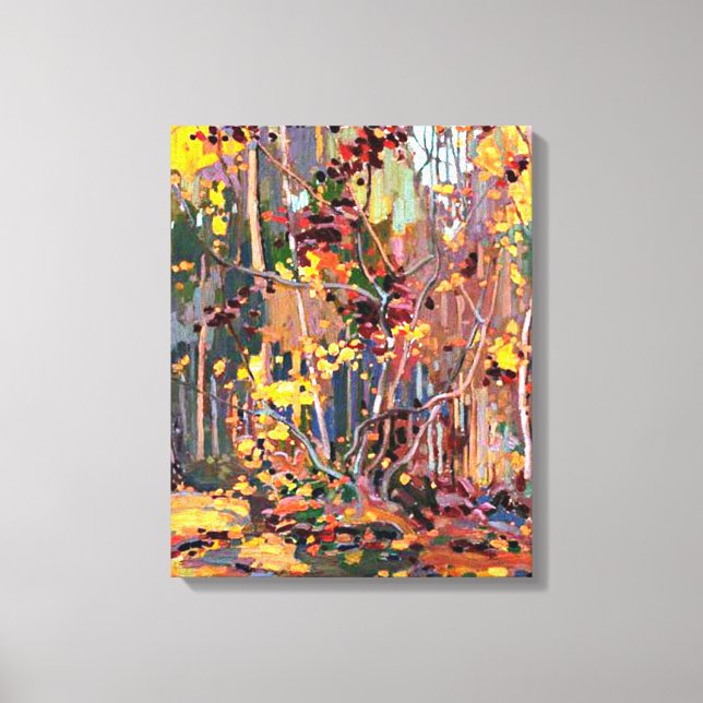 Impressão Em Tela Tom Thomson - Maple Saplings (Frente)