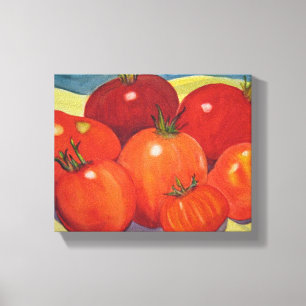 Impressão Em Tela Tomates de meu jardim