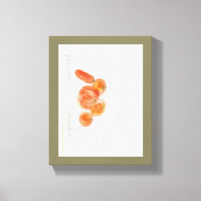 Impressão Em Tela Tomates / Pomodori (Frente)