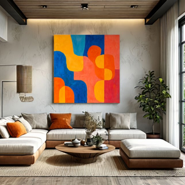 Impressão Em Tela Tons de Meados do Século (Criador carregado)