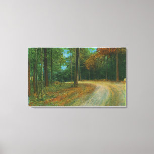 Impressão Em Tela Topo da Ravina Média de Saratoga Battlefield