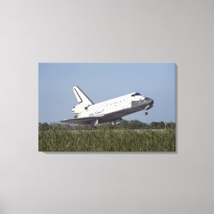 Impressão Em Tela Toques de Atlantis do vaivém espacial para baixo
