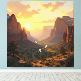 Impressão Em Tela Tor zur Tiefe – Die geheimnisvolle Schlucht