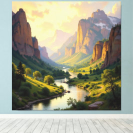 Impressão Em Tela Tor zur Tiefe – Die geheimnisvolle Schlucht