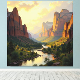 Impressão Em Tela Tor zur Tiefe – Die geheimnisvolle Schlucht