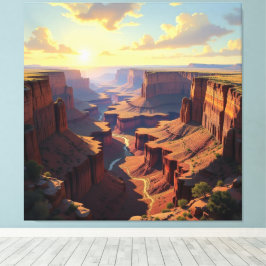 Impressão Em Tela Tor zur Tiefe – Die geheimnisvolle Schlucht