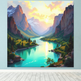 Impressão Em Tela Tor zur Tiefe – Die geheimnisvolle Schlucht