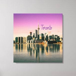 Impressão Em Tela Toronto Capital da cidade de Ontário Canada Skylin