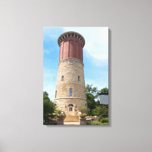 Impressão Em Tela Torre de Água Histórica em Primaveras Ocidentais