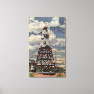 Impressão Em Tela Torre de Cabeça, Instalação Mistura, barragem de S