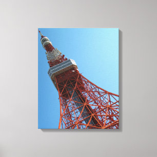 Impressão Em Tela Torre de Tóquio 東 京 タ ワ ー