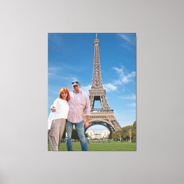 Impressão Em Tela Torre Eiffel (Frente)