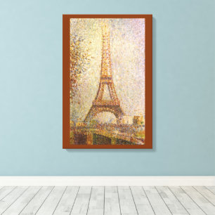 Impressão Em Tela Torre Eiffel por Georges Seurat, Arte Fino Antigo