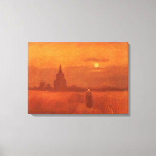 Impressão Em Tela Torre velha nos campos por Vincent van Gogh