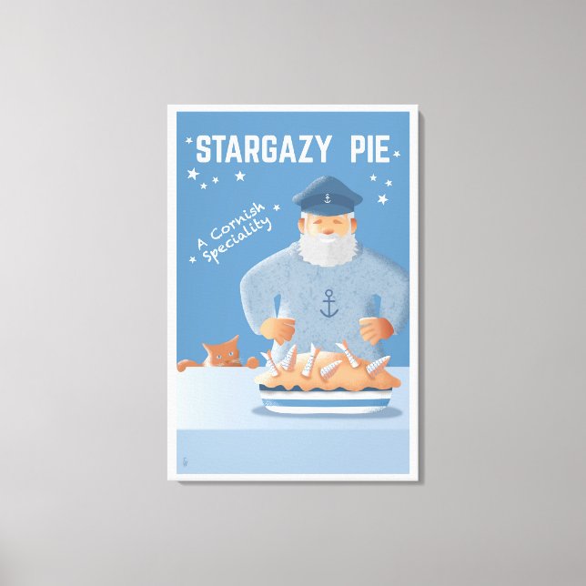 Impressão Em Tela Torta Stargazy (Frente)