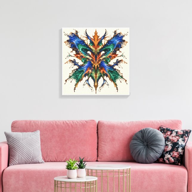 Impressão Em Tela Totem de Lápis (Insitu(Sala de estar))