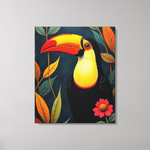 Impressão Em Tela Toucan