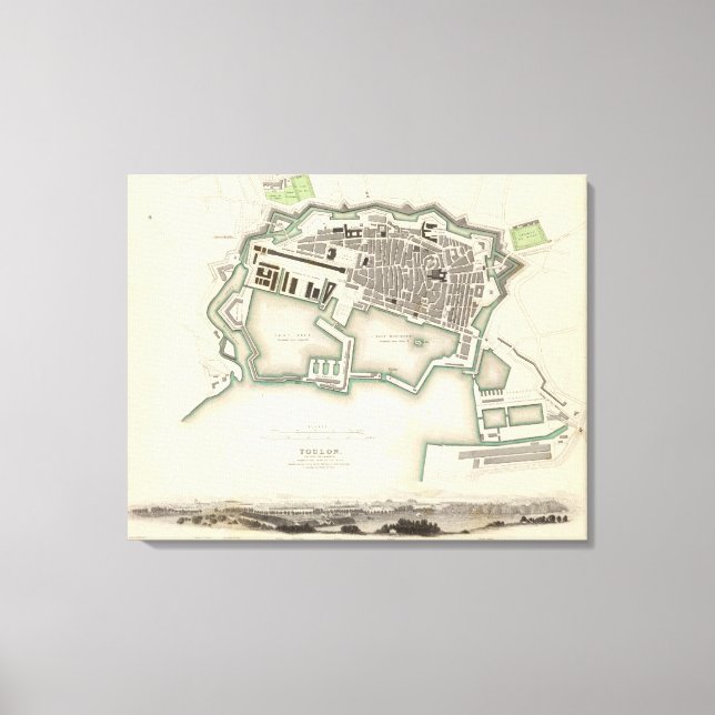 Impressão Em Tela Toulon (Frente)
