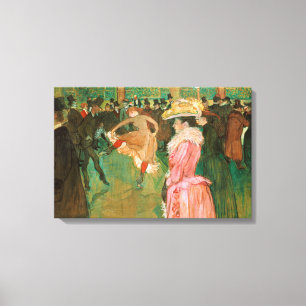 Impressão Em Tela Toulouse-Lautrec - Na Rota, A Dança