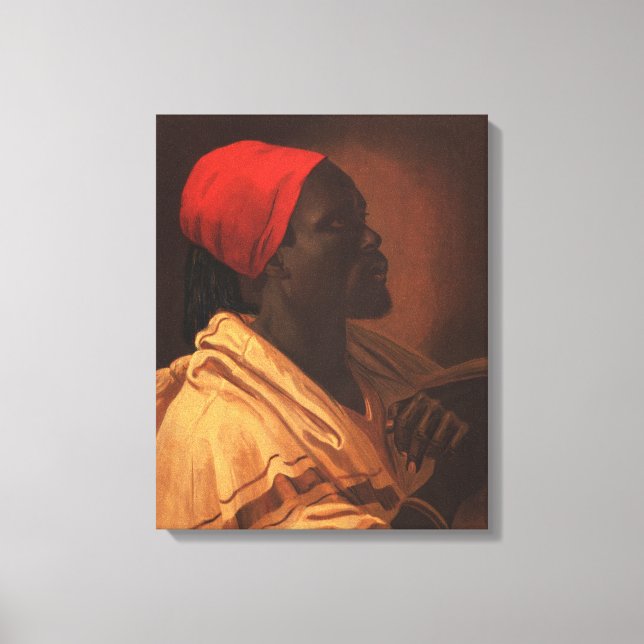 Impressão Em Tela Toussaint L'Ouverture de George DeBaptiste (1870) (Frente)