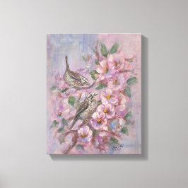 Impressão Em Tela Toutinegra-americana