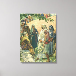 Impressão Em Tela Trabalhando no Sabá, Religião Vintage