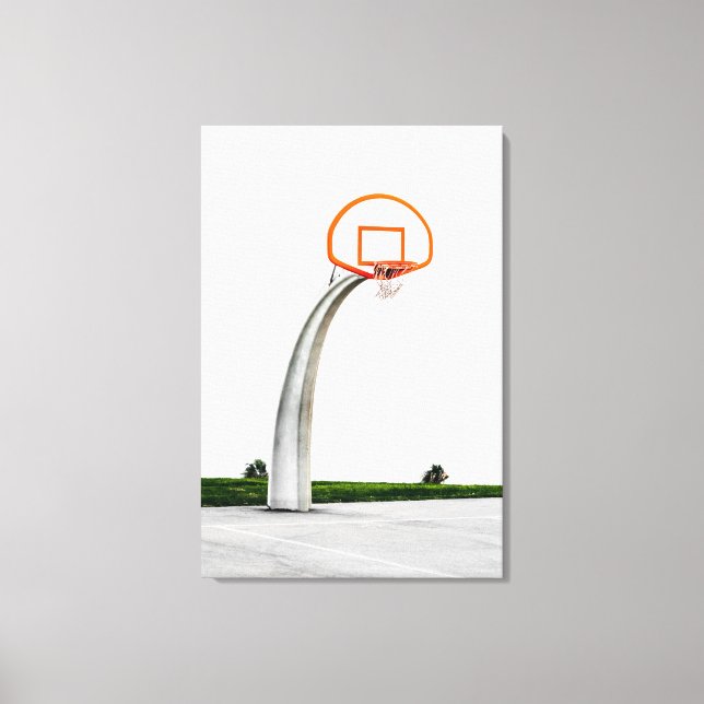 Impressão Em Tela Trabalho de arte de basquete bonito (Frente)