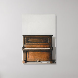 Impressão Em Tela Trabalho de arte de Piano bonito
