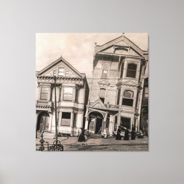 Impressão Em Tela Tragédia Vitoriana - São Francisco 1906 (Frente)