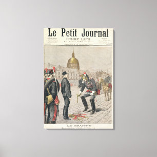 Impressão Em Tela Traidor A Degradação de Alfred Dreyfus