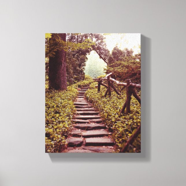 Impressão Em Tela Trajeto a iluminar-se (Frente)