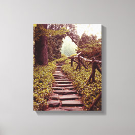 Impressão Em Tela Trajeto a iluminar-se